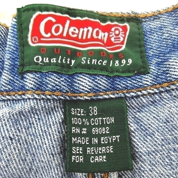 Coleman Men's 38 Cotton Jean Denim Camping Shorts - Picture 13 of 13